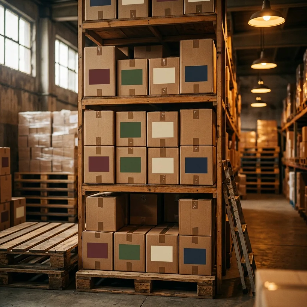 Склад алкогольной продукции с оригинальными брендами