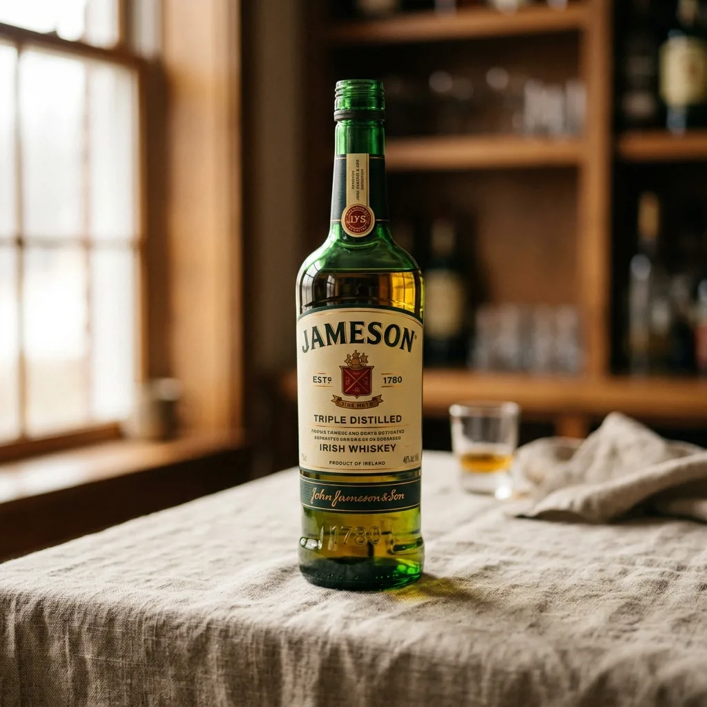 Ирландский виски Jameson в зелёной бутылке