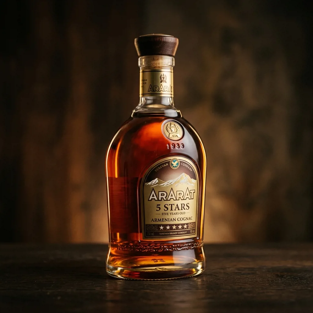 Бутылка коньяка Ararat 5 звёзд